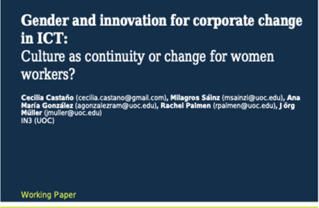 Gender and innovation for corporate change in ICT- Culture as continuity or change for women workers?