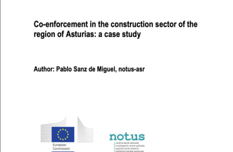Co-enforcement in the construction sector of the region of Asturias