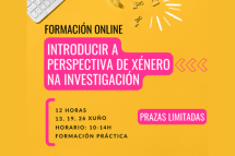 <strong>Course ‘Introducing the gender perspective in research’</strong><p>Training course for research staff at the University of A Coruña to learn how to introduce the gender perspective in research project proposals from the main funders (Horizon Europe, State Research Plan calls, etc.).</p>